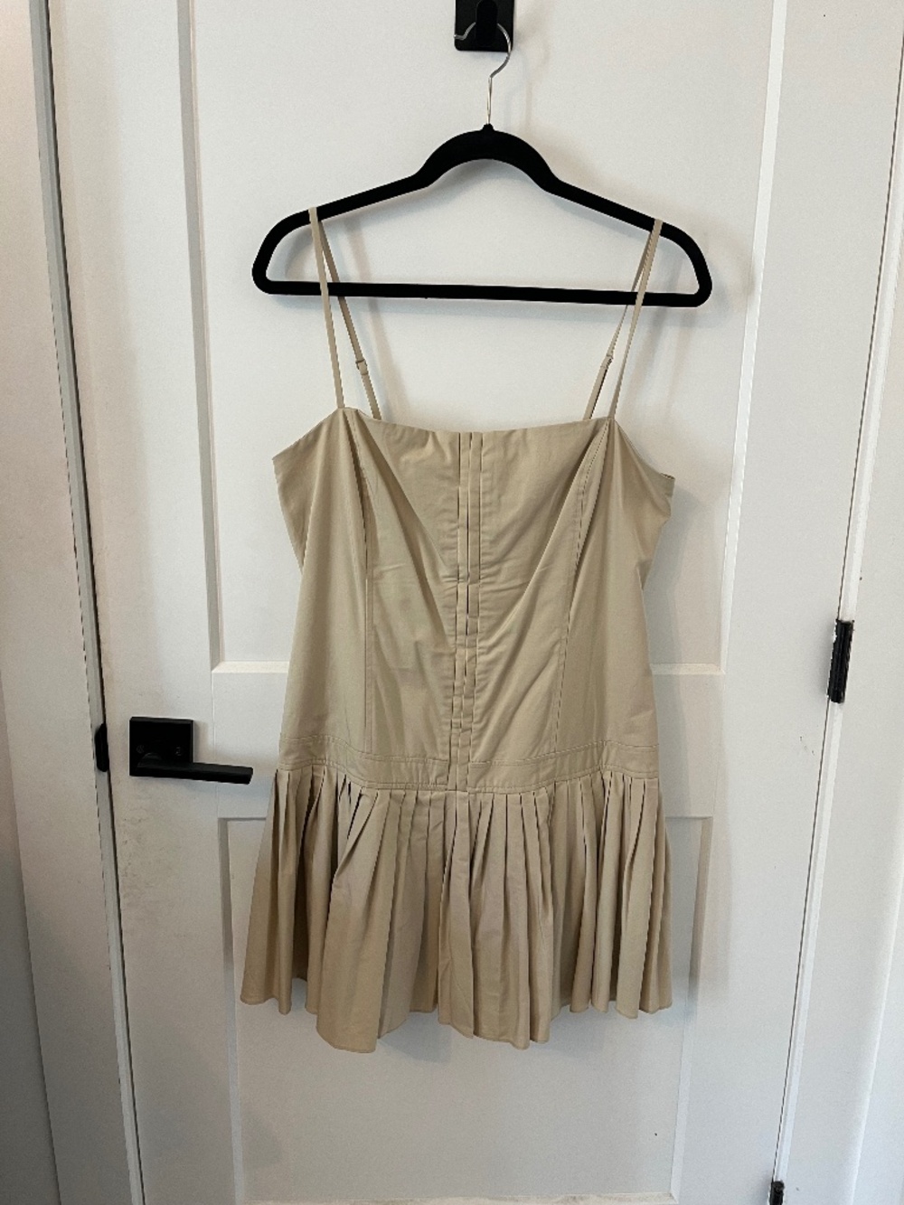 Anthropologie Fitted pleated Mini